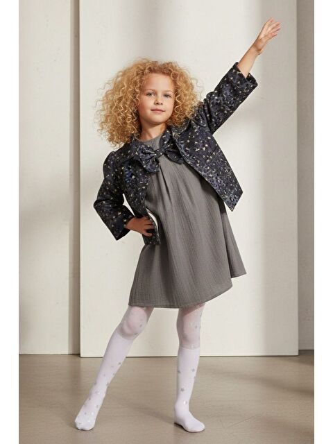 Mnk Baby & Kids Ceketli Elbiseli Kız Çocuk Takımı M00794 - S000509471-20600