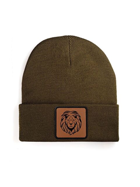 BlackBörk Aslan Logolu Haki Bere