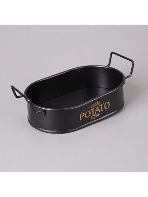 Evstyle Mini Oval Patates & Cips Sunumluk - 21x13 cm - S000384357-19351