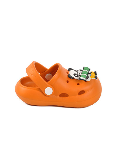 Ayakmod Turuncu Unisex Çocuk Sabo Terlik Yumurcak - S000369977-20013