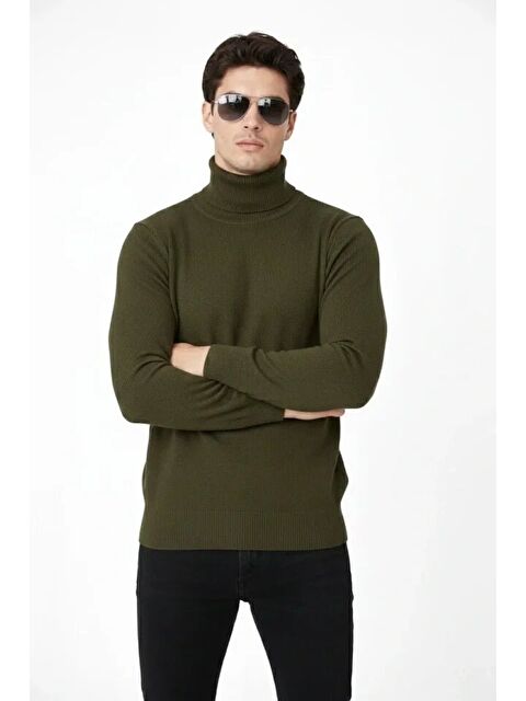 Jane's Tam Boğazlı Balıkcı Yaka Triko Kazak