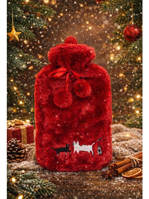 Biggdesign Cats Bordo Peluş Sıcak Su Torbası - S000055475-20045