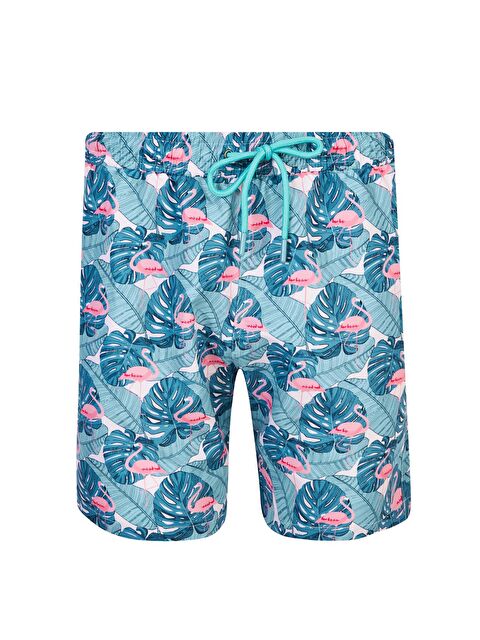 Lapi·eno Erkek Deniz Havuz Şortu Desenli Caleb S241 Mint - S000191678-17259