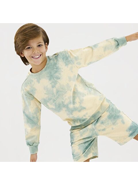 Panço Erkek Çocuk Batik Yıkamalı Sweatshirt - S000249867-18194