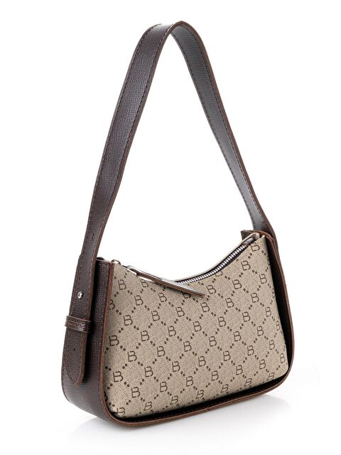 Lucky Bees Desenli Baget Kadın El ve Omuz Çantası - S000197935-19966