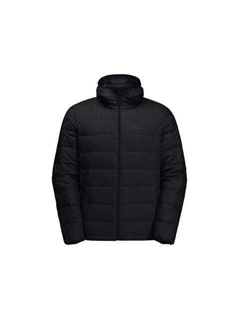Jack Wolfskin Ather Down Hoody Erkek Siyah Outdoor Şişme Mont - S000489962-19351