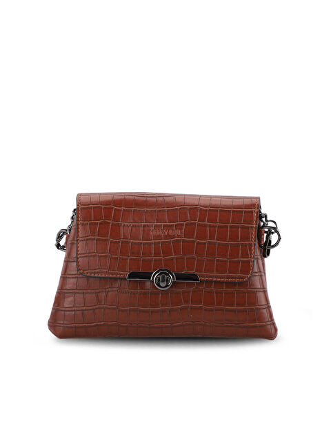 Merry Line TORINO KROKO Kadın Omuz Çantası Taba - S000404508-14955