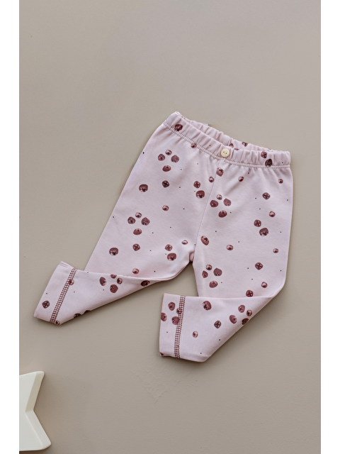 Oh La La Koala For Little Ones Nar Baskılı Paça Dikiş Detaylı Bebek Tayt