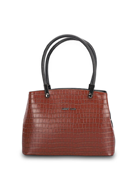 Merry Line ROMA KROKO Kadın El Çantası Taba - S000404512-14955