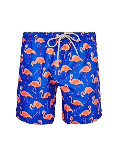 Lapi·eno Erkek Deniz Havuz Şortu Desenli Kane S247 Saks - S000191693-23710