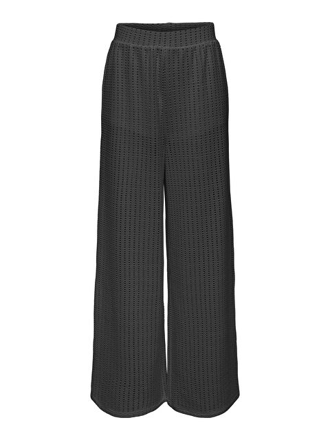 Only Onlfreya Ajurlu Straight Fit Yüksek Bel Geniş Paça Pantolon 15349329 - S000396468-19351