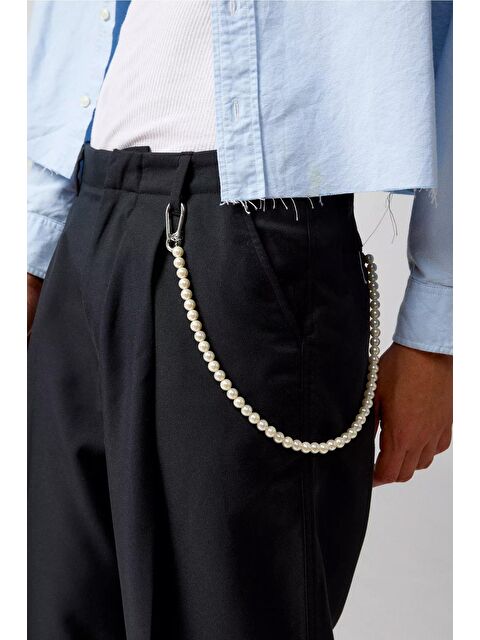 New Obsessions İncili Cüzdan Zinciri Pantalon Aksesuarı - S000345485-20063