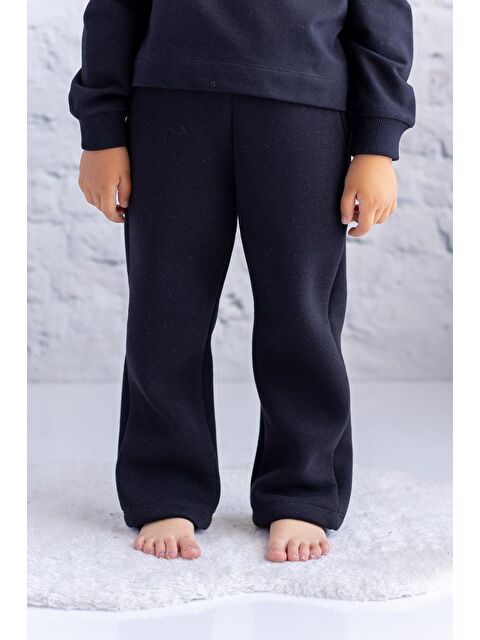 ZEYLAND Unisex Çocuk Basic Eşofman Altı - Siyah - S000316597-19351