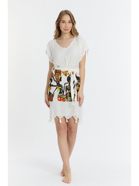 Mulberry Copia Kadın Bambu Plaj Elbisesi