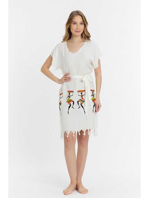 Mulberry Copia Kadın Bambu Plaj Elbisesi