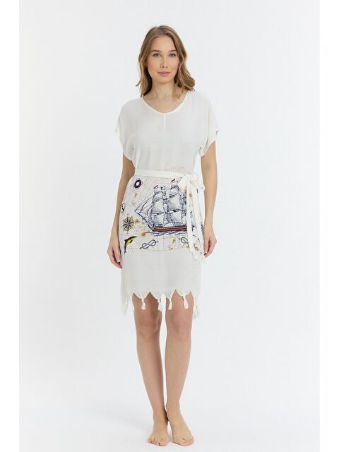 Mulberry Copia Kadın Bambu Plaj Elbisesi