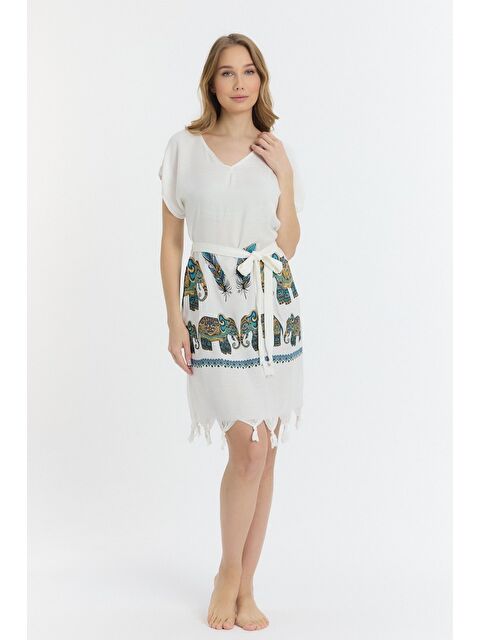 Mulberry Copia Kadın Bambu Plaj Elbisesi