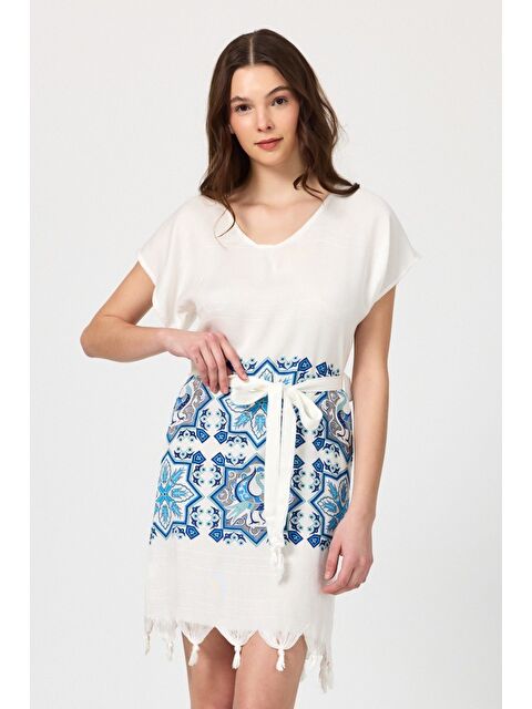 Mulberry Copia Kadın Bambu Plaj Elbisesi