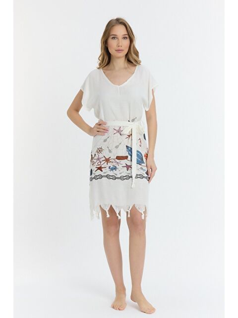 Mulberry Copia Kadın Bambu Plaj Elbisesi