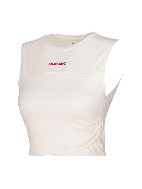 Hummel Reten Kadın Ekru Yuvarlak Yaka Tişört - S000517600-19965