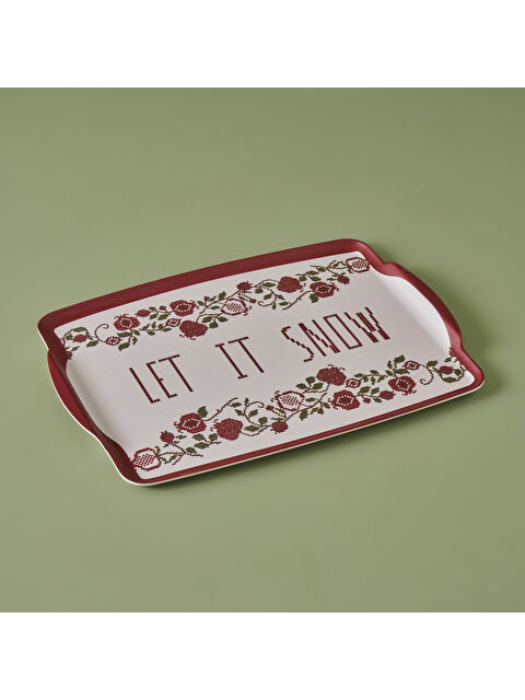 Bella Maison Jolly Melamin Tepsi Kırmızı (42x31 cm) - S000305091-20045