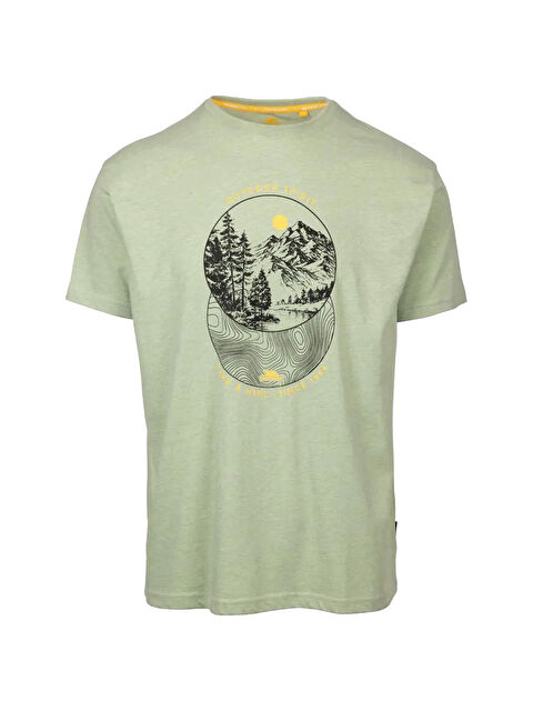 Trespass Flagel - Casual Erkek Yeşil Tişört - S000501908-18194