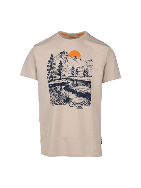 Trespass Worden - Casual Erkek Bej Tişört - S000501910-25636