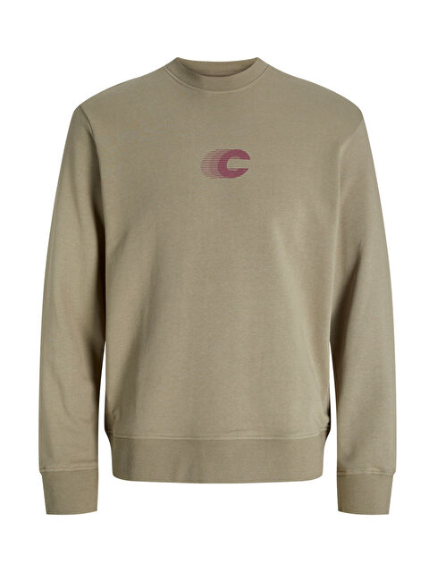 Jack & Jones Core Jcovibrant Pamuklu Regular Fit Sırt Baskılı Sweat 12277749 - S000531521-18194