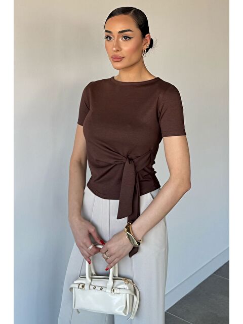 Gülseli Kadın Yan Bağlamalı Bluz