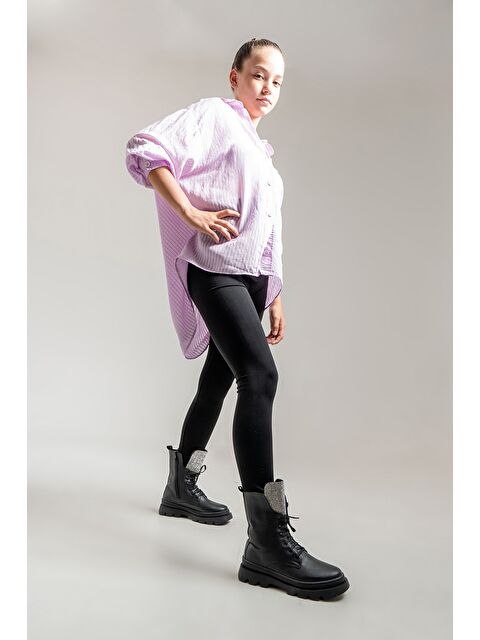 Mnpc Kız Çocuk Siyah Anatomik Taşlı Günlük Bot - S000272751-19351