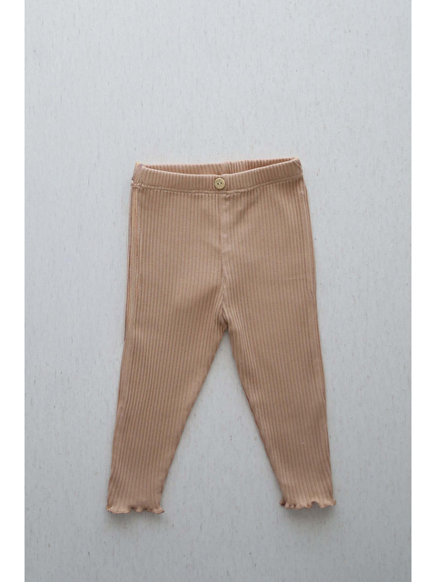 Oh La La Koala For Little Ones Bej Fırfır kenar dikişli Tayt