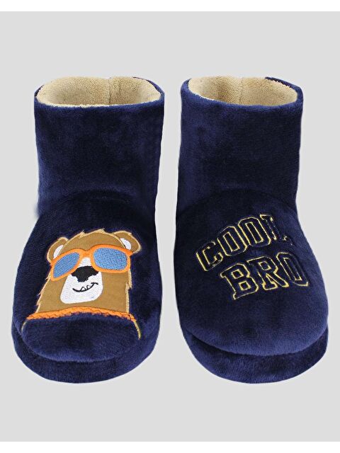 Chirpy COOL BRO - Ayı Figürlü Lacivert Erkek Panduf - S000244979-21164