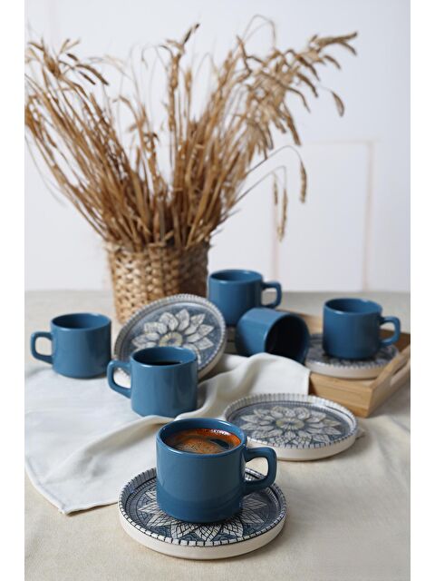 Keramika Mosaic Marvels Stackable Çay Takımı 12 Parça 6 Kişilik - S000207307-23173