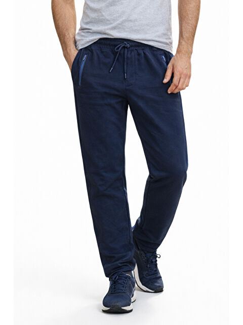 Remsa Erkek Beli Lastikli 3 Cepli Eşofman Altı 5059 Lacivert - S000501913-21164