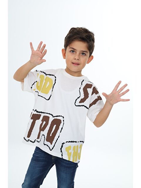 Toontoykids Erkek Çocuk Baskılı Tişört - S000344829-19965