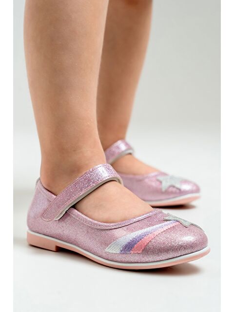 Mnpc Kız Çocuk Pudra Yıldızlı Günlük Babet - S000353318-23490