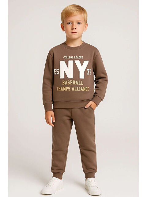 Myhanne Ny Baskılı Erkek Çocuk Takım 20405 - S000435349-26429