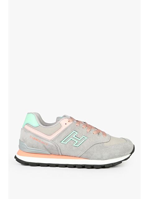 Hammer Jack Chile Hakiki Deri Gri Somon Kadın Spor Ayakkabı - S000327424-20600