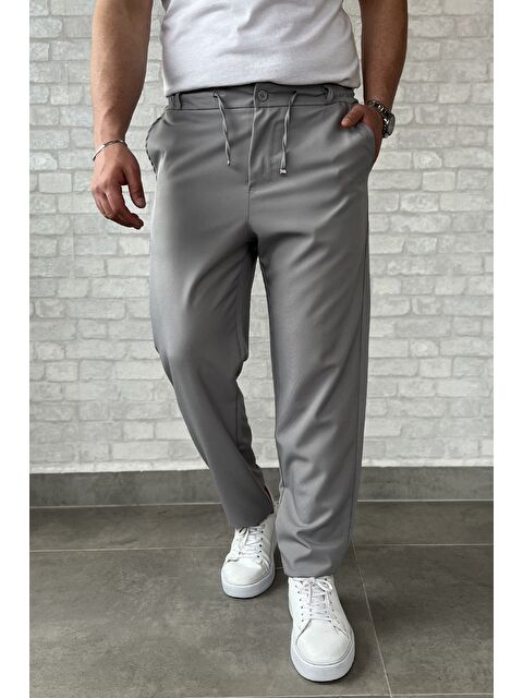 Mishar İtalia Duble Paça Bel Bağlamalı Kumaş Erkek Pantolon - S000372978-20600