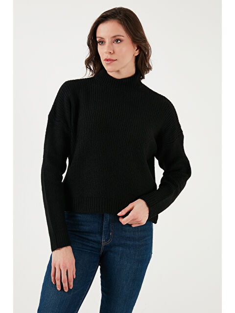 Fashion Friends Slim Fit Dik Yaka Kadın Kazak 24K0116K1 - S000303381-19351