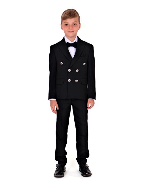 Mnk Baby & Kids Kruvaze İtalyan Kesim Montero Erkek Çocuk Takım Elbise MNK5689 - S000388571-19351