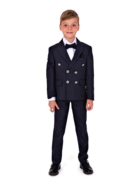 Mnk Baby & Kids Kruvaze İtalyan Kesim Montero Erkek Çocuk Takım Elbise MNK5689 - S000388571-21164