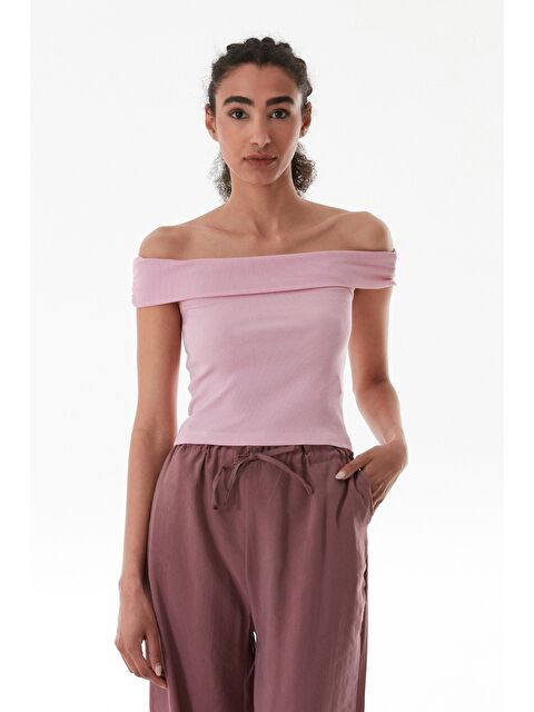 Fullamoda Basic Madonna Yaka Modal Bluz - S000345588-20024