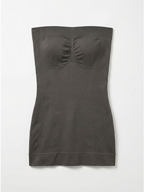 C&City C15005 Straplez Desenli Korse Atlet Füme - S000223033-33408