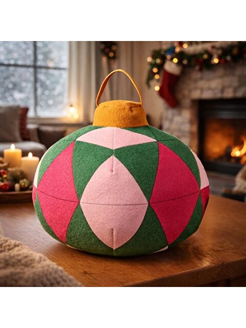 Evidea Soft Topaç Figürlü Yastık - Renkli - 16x14 cm - S000476229-23173