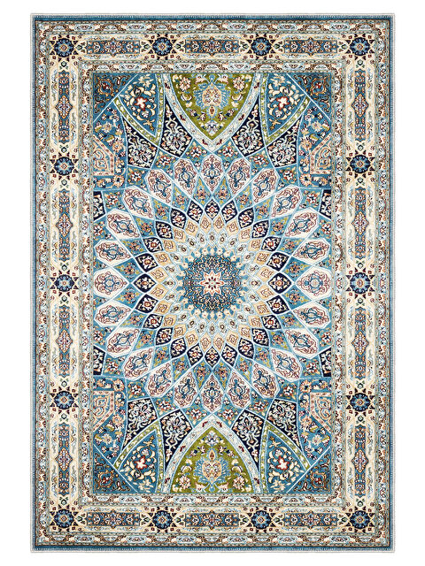 Homefesto Dekoratif Özel Tasarım Yıkanabilir İnce Kaymaz Tabanlı Modern Halı KECE FR04 - S000354118-17234