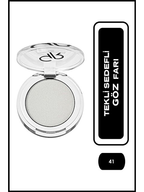 GOLDEN ROSE Soft Color Pearl Mono Eyeshadow No: 41 Bright - Tekli Sedefli Far - S000368715-19927
