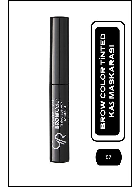 GOLDEN ROSE Brow Color Tinted Eyebrow Mascara No: 07 Black Brown - Kaş Maskarası - S000369719-37189