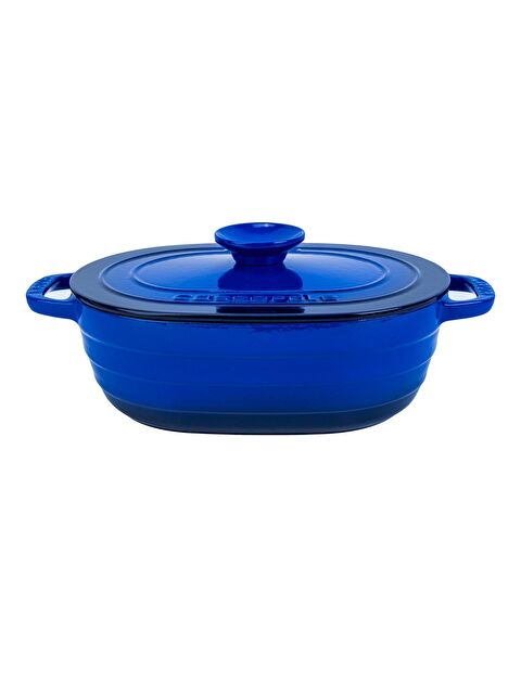 LAVA Oval Tencere Döküm Demir Kapak Experience Serisi Ölçü 24x33cm. - S000057226-17234