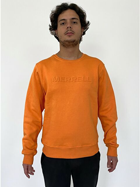 Merrell Simple Erkek Turuncu Sweatshirt